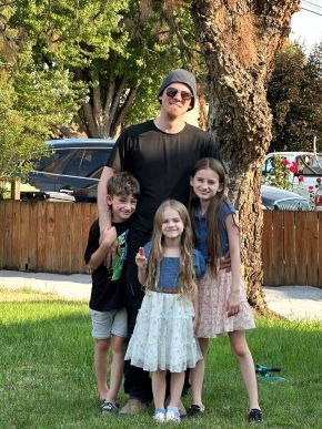 Andrew and his three children
