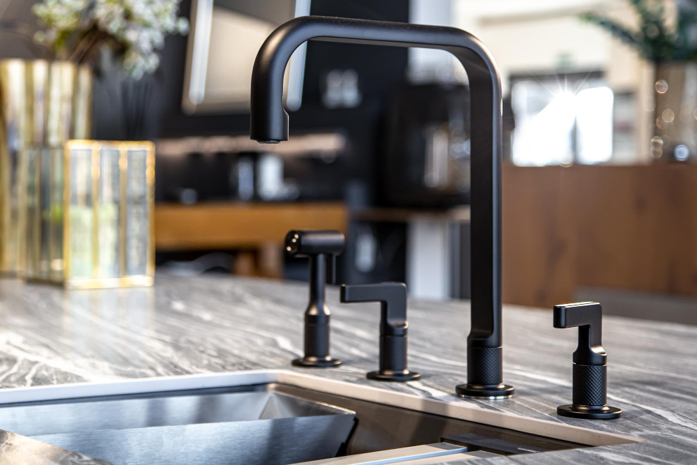 black matte faucet